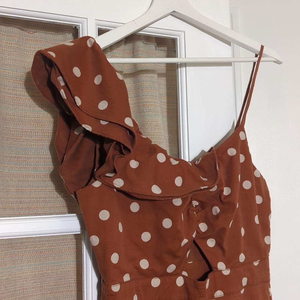 ANTHROPOLOGIE maeve jumpsuit - size 8 - Picture 5 of 8